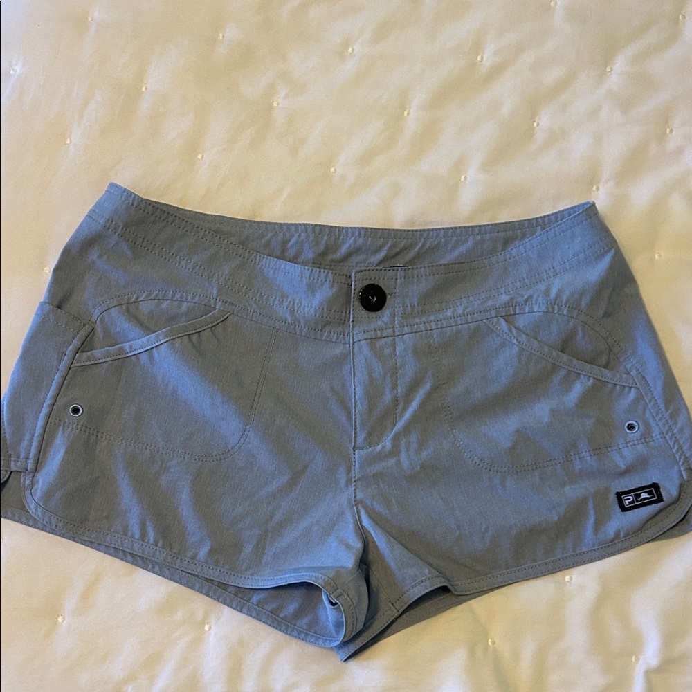 Pelagic Light Blue Women's Athletic Shorts